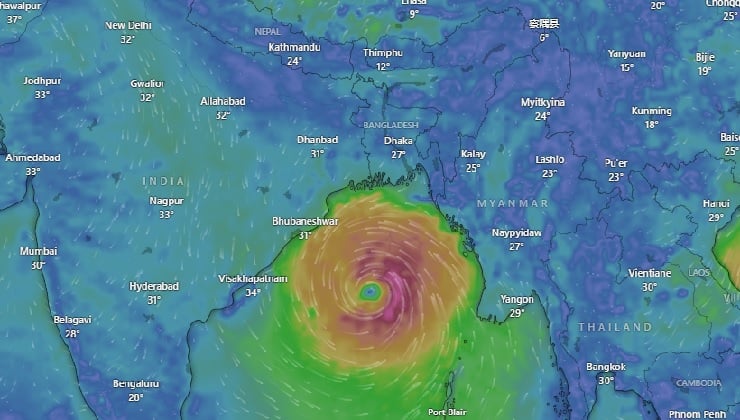 A 595 km de Paira, ‘Dana’, señal de alerta número 3 en el puerto marítimo