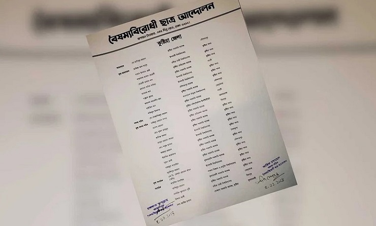 Formación de comités contra la discriminación a nivel de distrito a partir de Kushtia